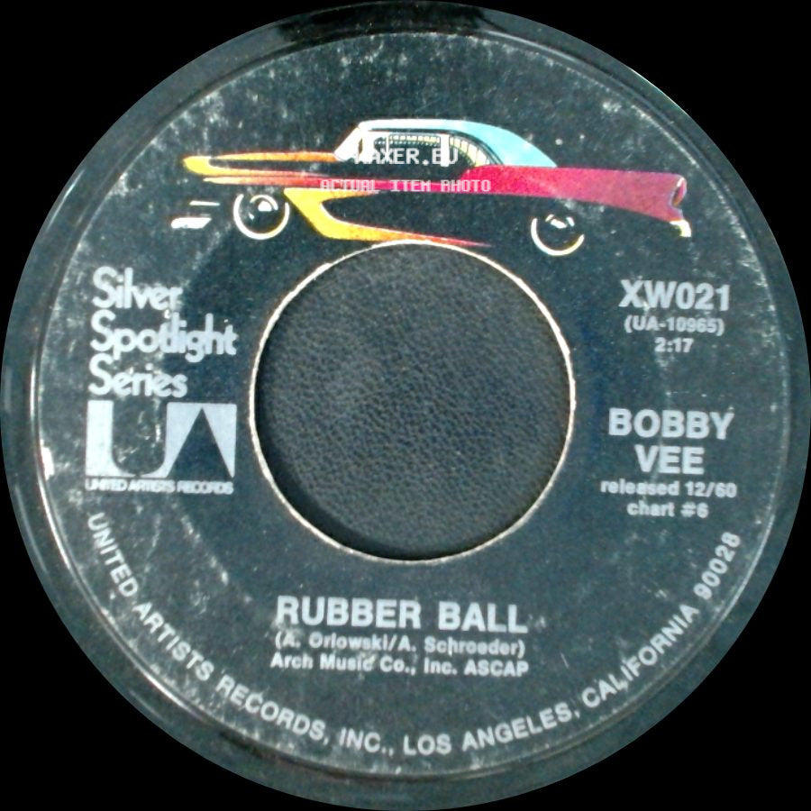 Bobby Vee - Punish Her / Rubber Ball side B