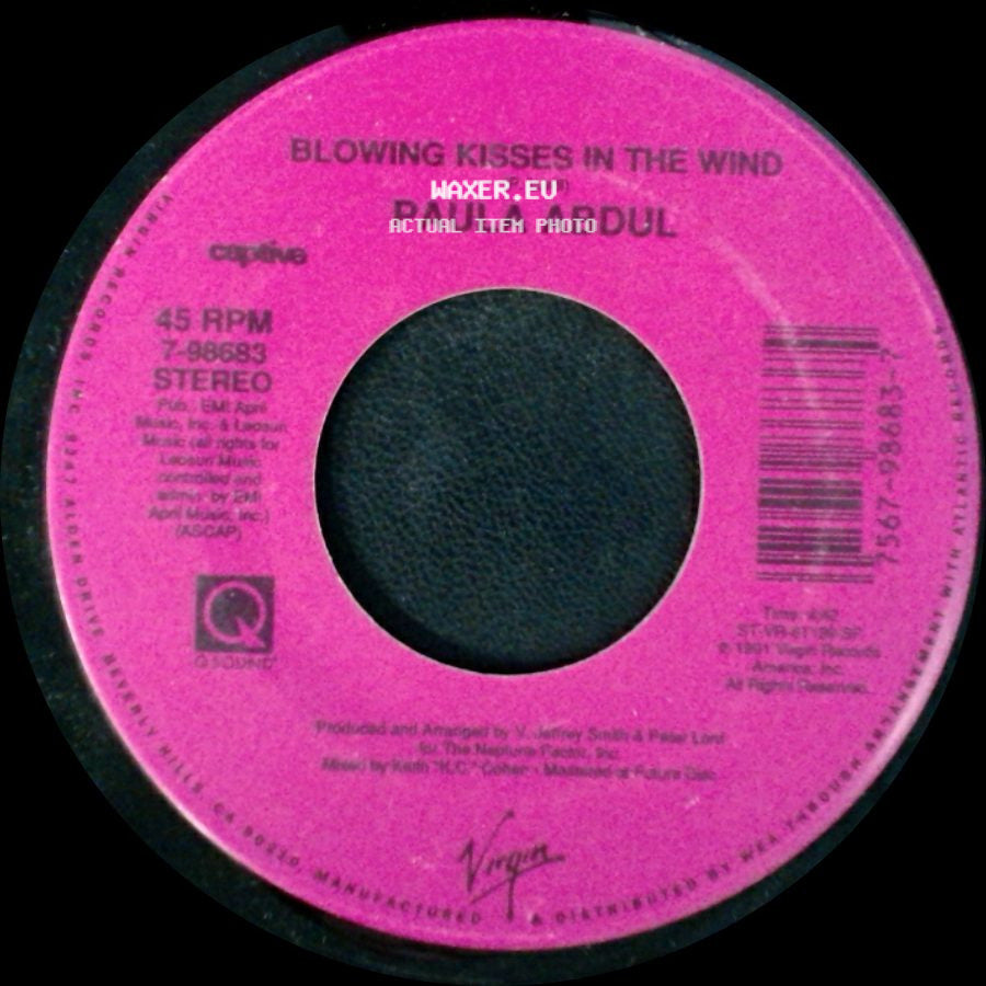 Paula Abdul - Spellbound / Blowing Kisses In The Wind side B
