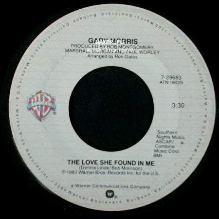 Gary Morris - The Love She Found In Me / That's The Way It Is side A