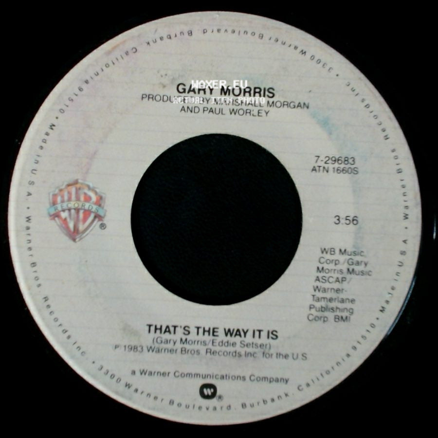 Gary Morris - The Love She Found In Me / That's The Way It Is side B