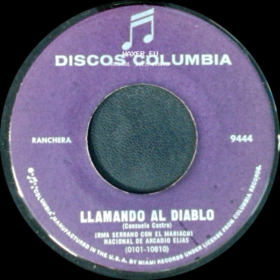 Irma Serrano Con El Mariachi Nacional De Arcadio Elias - Escaleras De La Carcel / Llamando Al Diablo side B