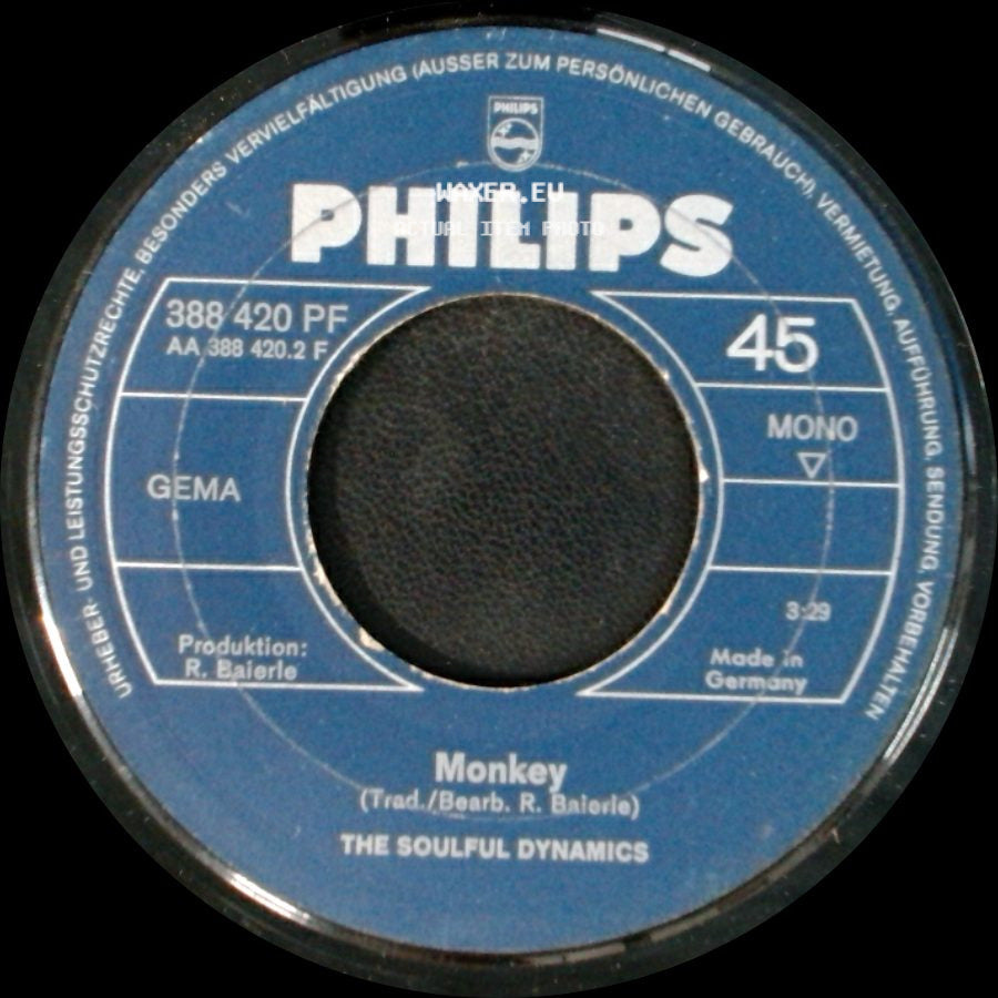 The Soulful Dynamics - Monkey / Mademoiselle Ninette side A