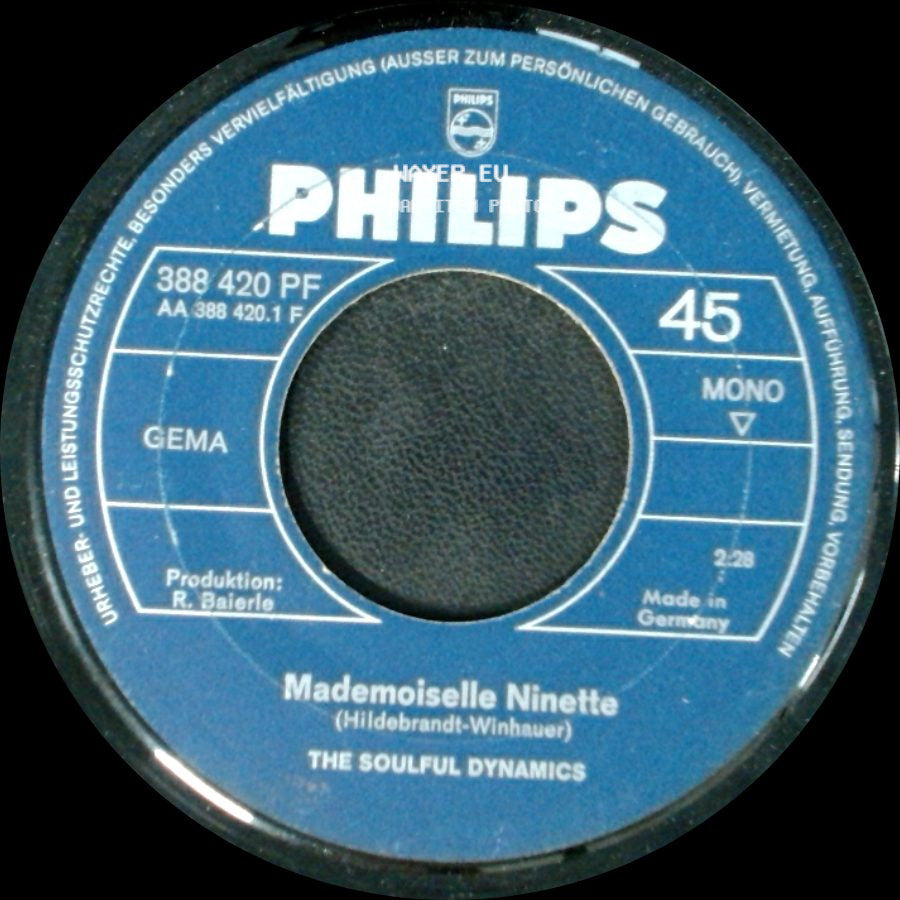 The Soulful Dynamics - Monkey / Mademoiselle Ninette side B