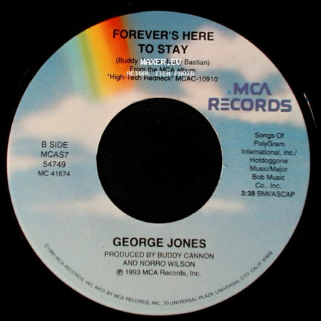 George Jones - High-Tech Redneck / Forever's Here To Stay side B