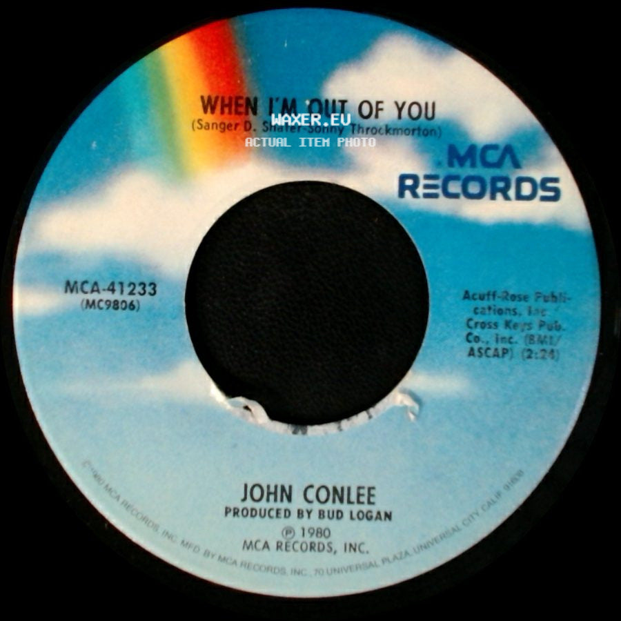 John Conlee - Friday Night Blues / When I'm Out Of You side B