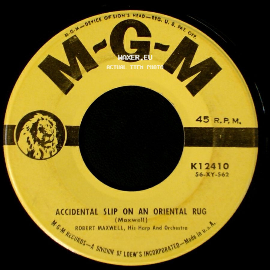 Robert Maxwell, His Harp And Orchestra - Song Of The Nairobi Trio (Solfeggio) / Accidental Slip On An Oriental Rug side B