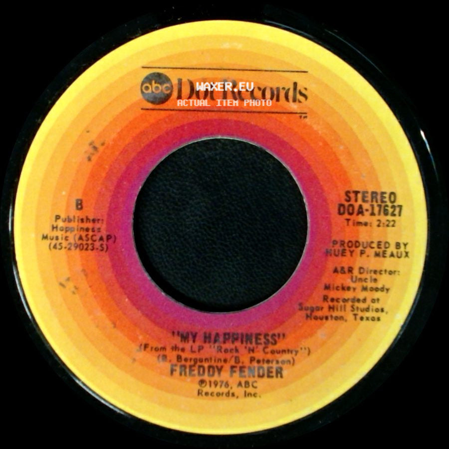 Freddy Fender - Vaya Con Dios / My Happiness side B