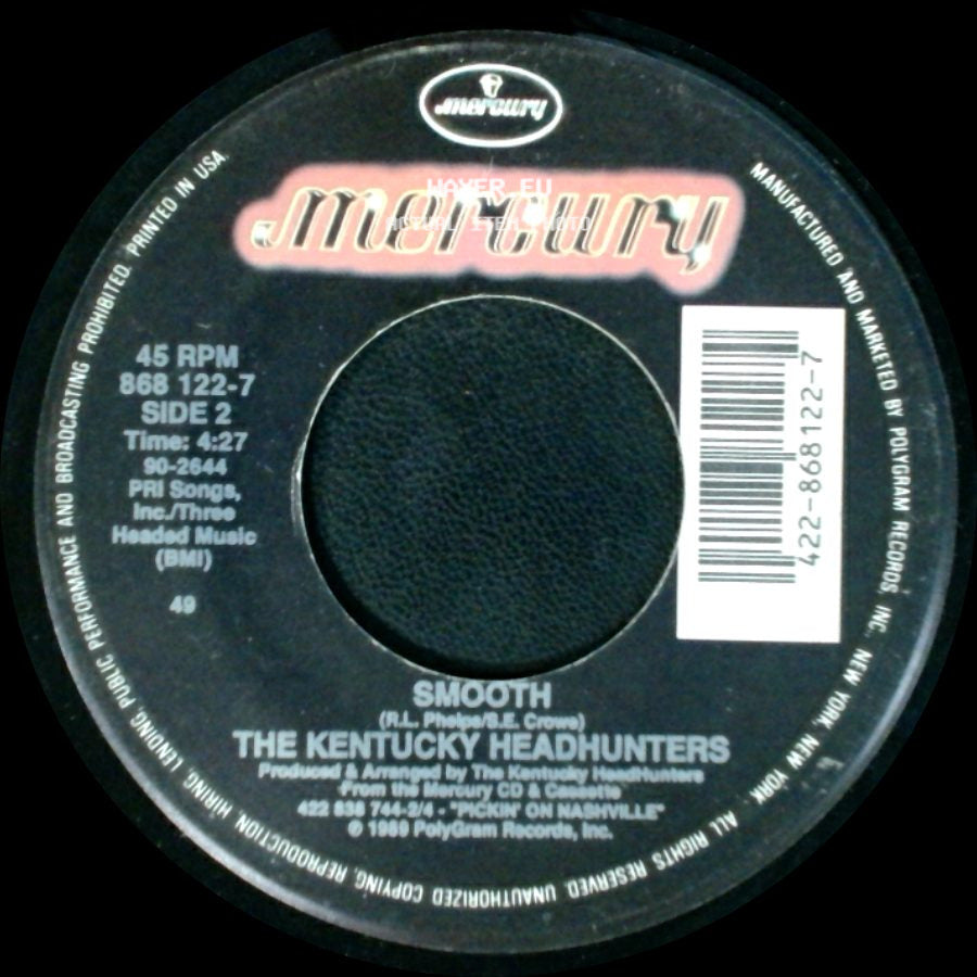 The Kentucky Headhunters - The Ballad Of Davy Crockett / Smooth side B