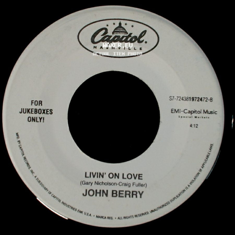 John Berry - The Stone / Livin' On Love side B