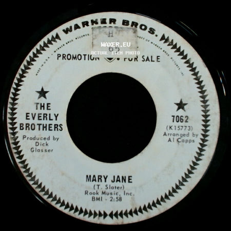 The Everly Brothers - Mary Jane / Talking To The Flowers side A