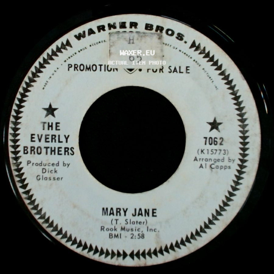 The Everly Brothers - Mary Jane / Talking To The Flowers side A