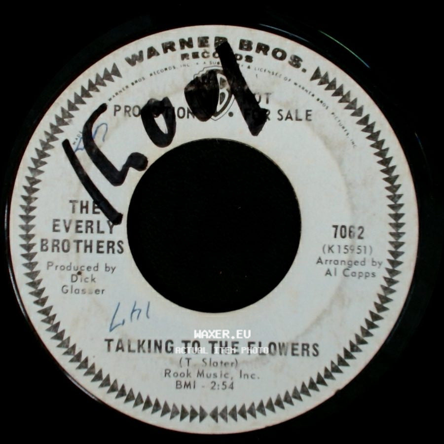 The Everly Brothers - Mary Jane / Talking To The Flowers side B