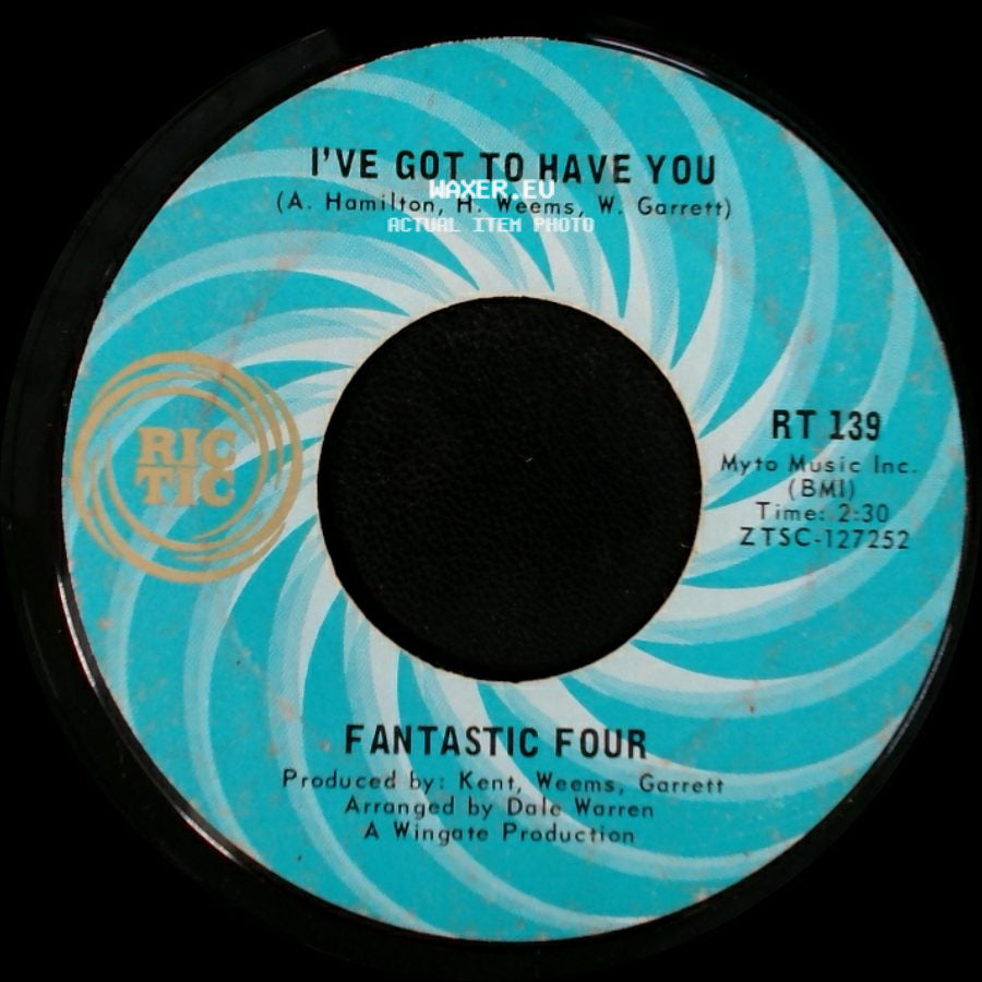 Fantastic Four - Win Or Lose (I'm Going To Love You) / I've Got To Have You side B