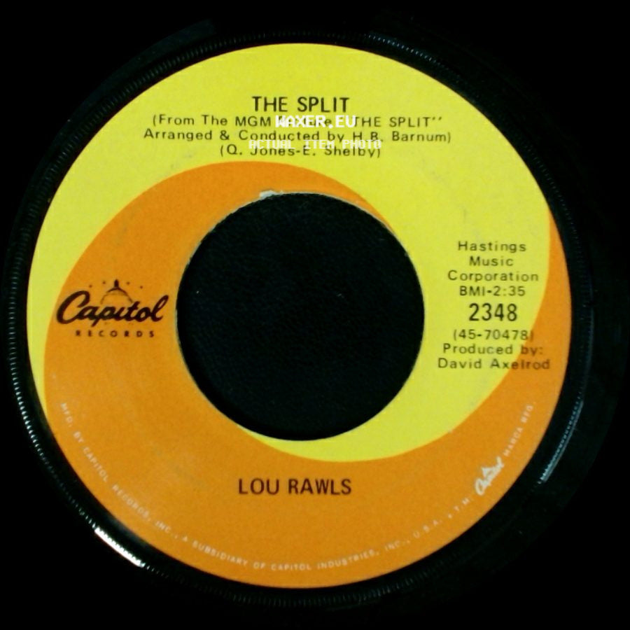 Lou Rawls - The Split / Why Can't I Speak side A