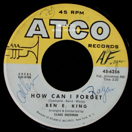 Ben E. King - Gloria Gloria / How Can I Forget side B