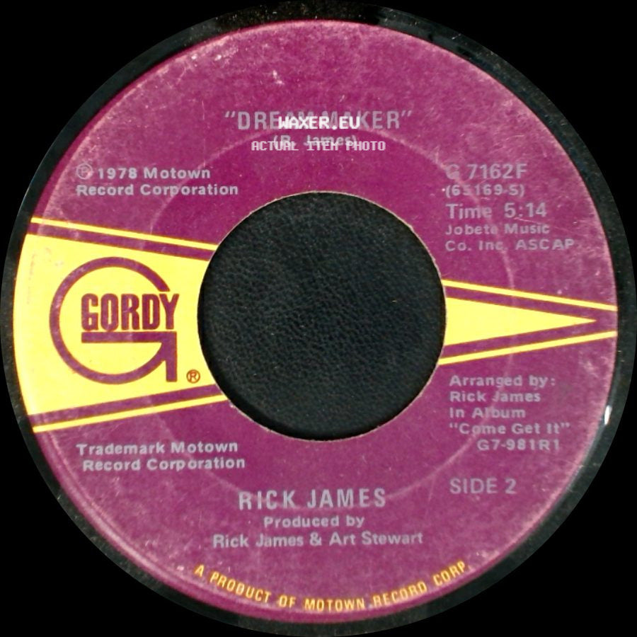 Rick James - Mary Jane / Dream Maker side B
