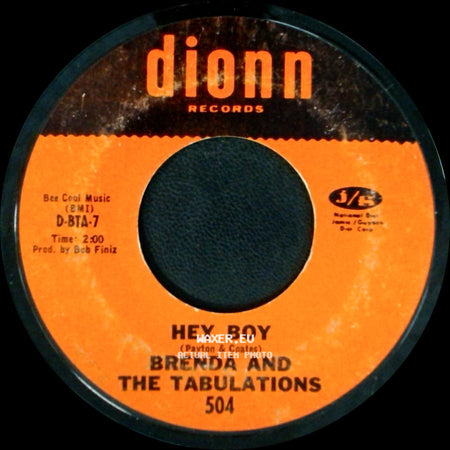 Brenda And The Tabulations - When You're Gone / Hey Boy side B