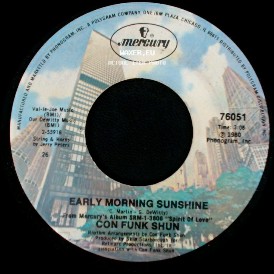 Con Funk Shun - Early Morning Sunshine / Got To Be Enough side A