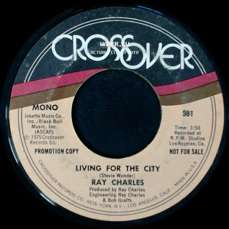 Ray Charles - Living For The City / Living For The City side B