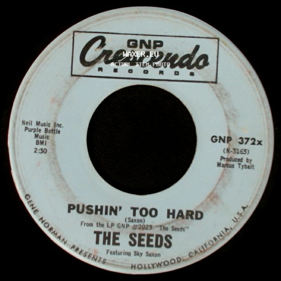 The Seeds - Pushin' Too Hard / Try To Understand side A