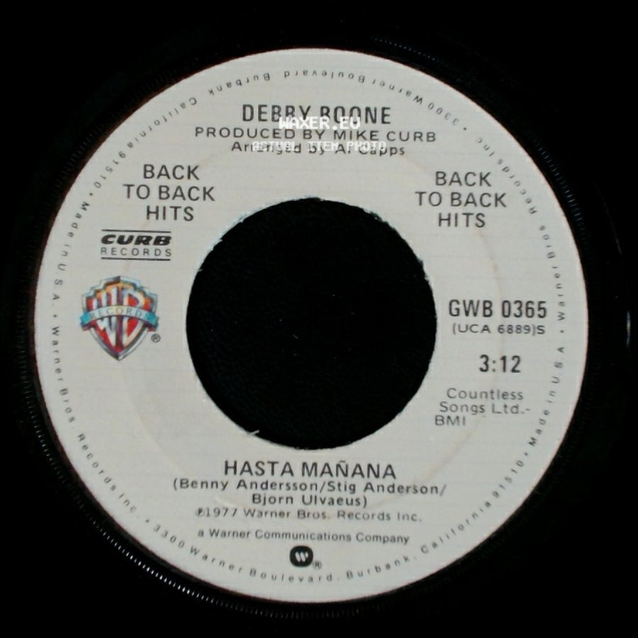 Debby Boone - Hasta Mañana / You Light Up My Life side A