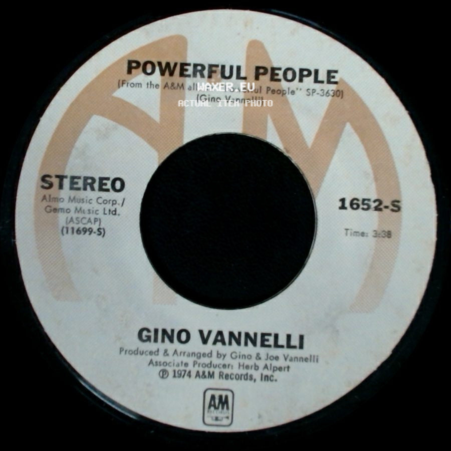 Gino Vannelli - Powerful People / Lady side A