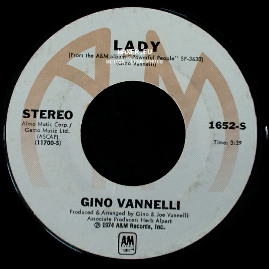 Gino Vannelli - Powerful People / Lady side B