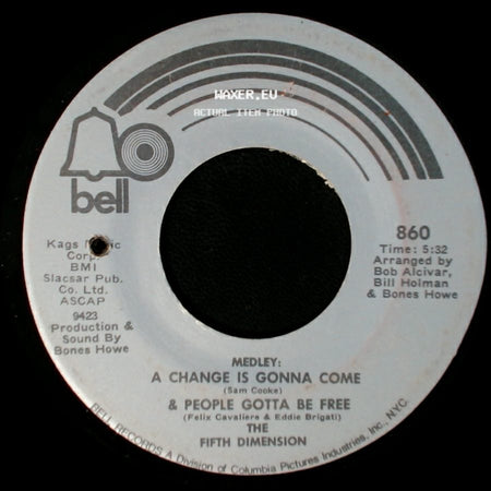 The Fifth Dimension - The Declaration / Medley: A Change Is Gonna Come & People Gotta Be Free side B
