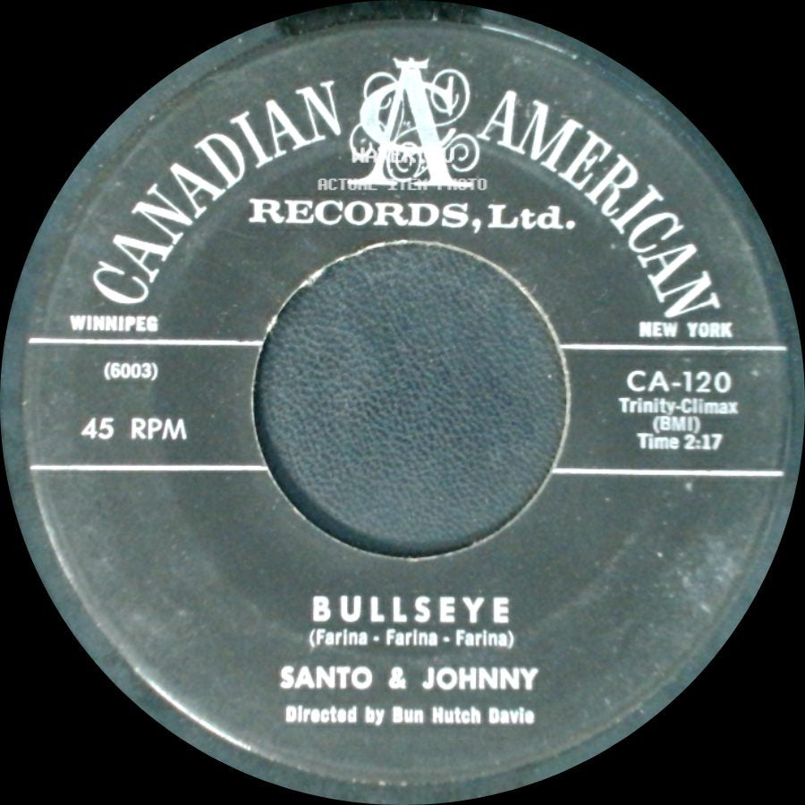 Santo & Johnny - Bullseye / Twistin' Bells side A