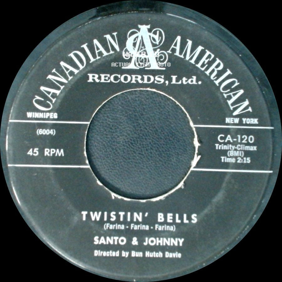 Santo & Johnny - Bullseye / Twistin' Bells side B