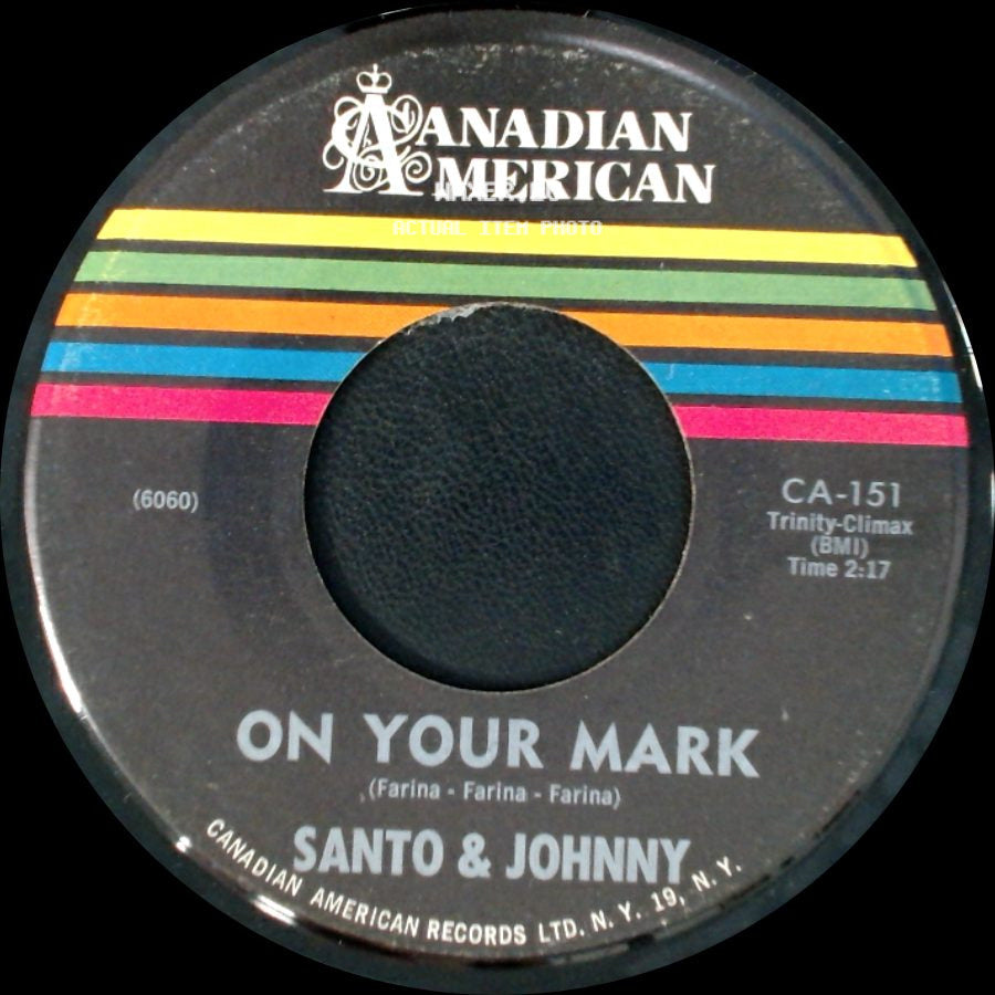 Santo & Johnny - On Your Mark / Manhattan side A