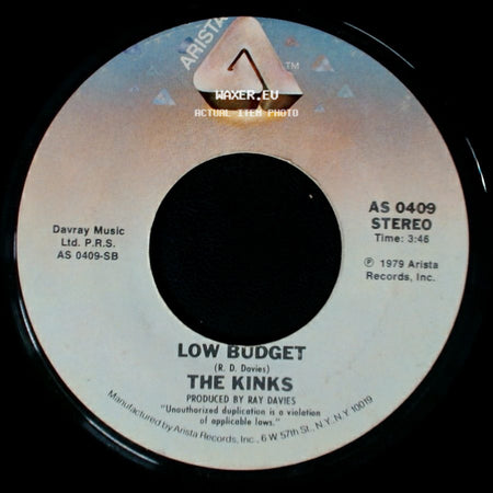 The Kinks - Low Budget / (Wish I Could Fly Like) Superman side A