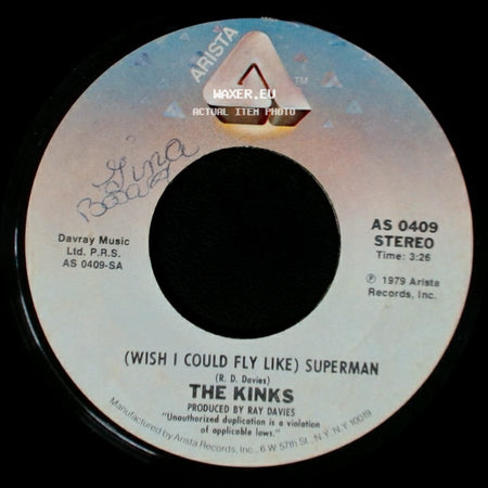 The Kinks - Low Budget / (Wish I Could Fly Like) Superman side B