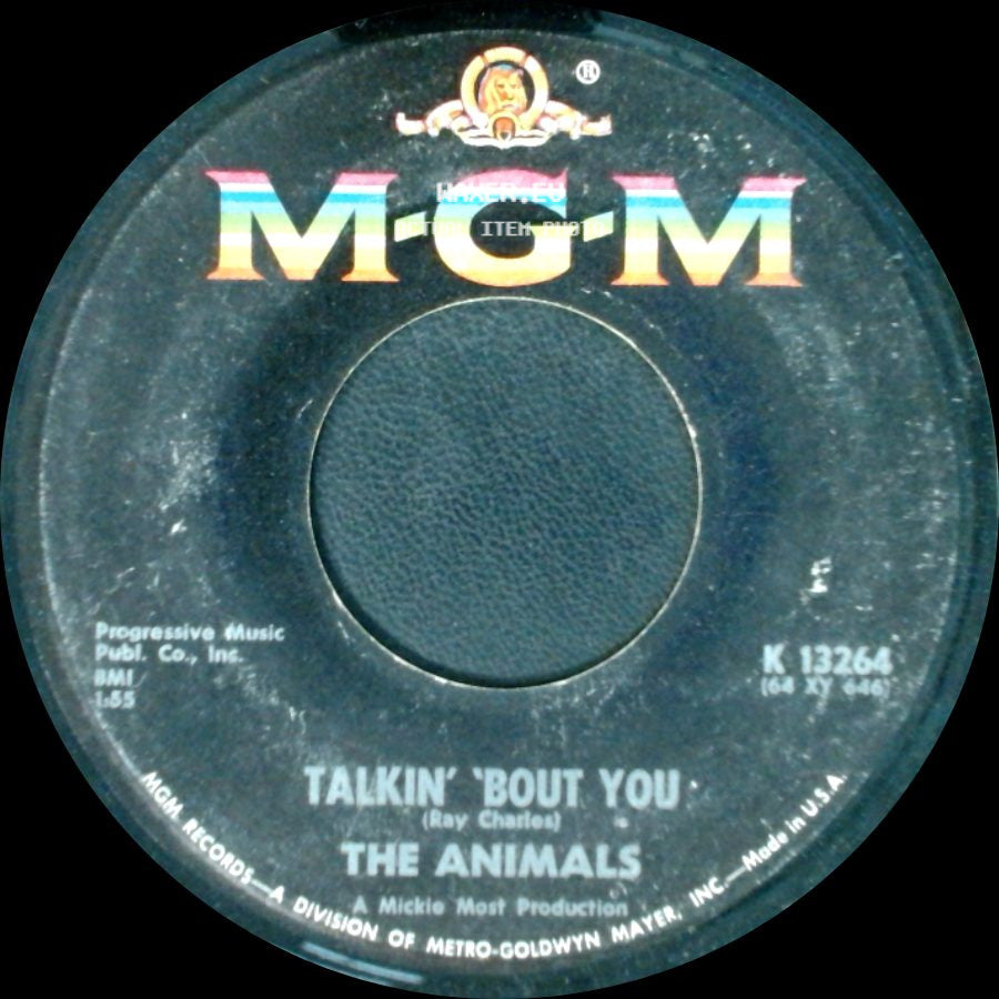 The Animals - Talkin' 'bout You / The House Of The Rising Sun side A
