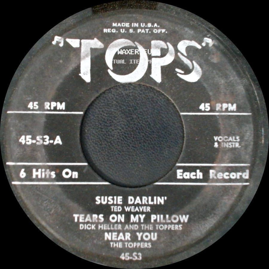 Dick Heller And The Toppers / Mike Page And The Toppers - Tears On My Pillow / Rockin' Robin side A