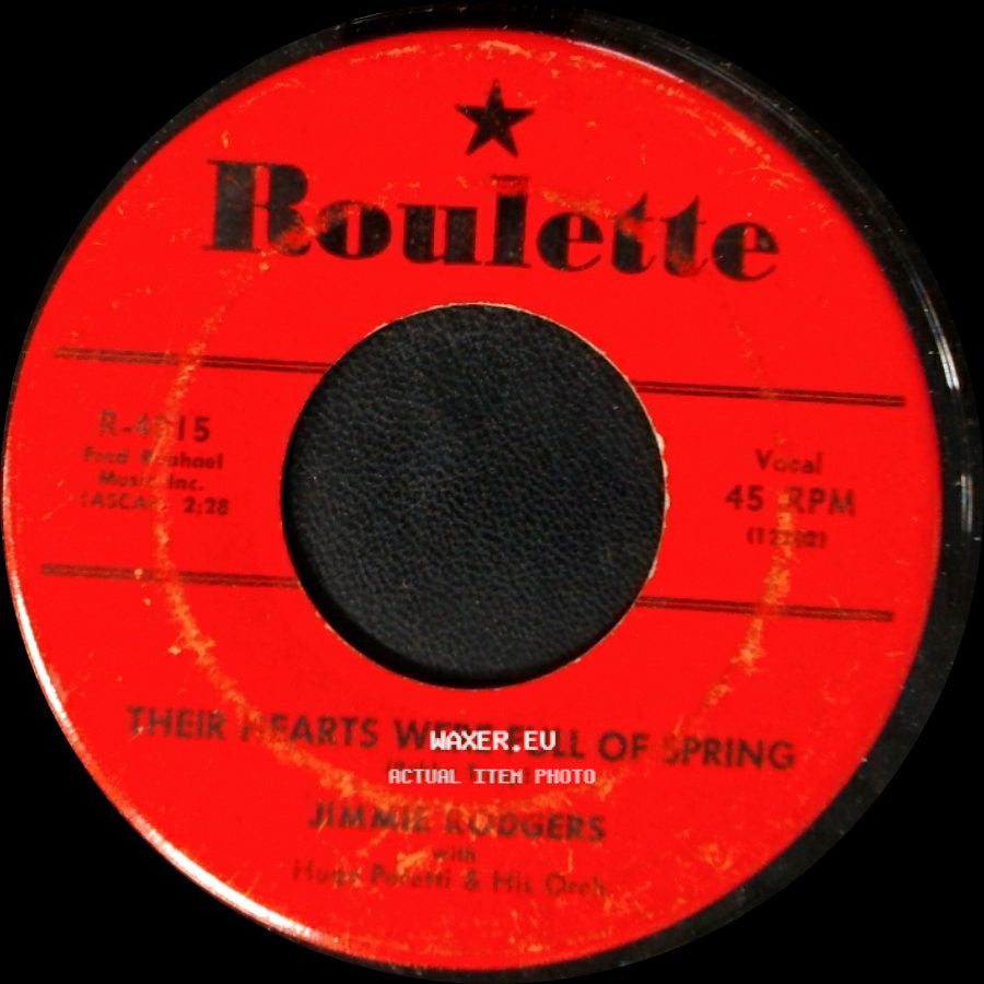Jimmie Rodgers - Their Hearts Were Full Of Spring / Honeycomb side A