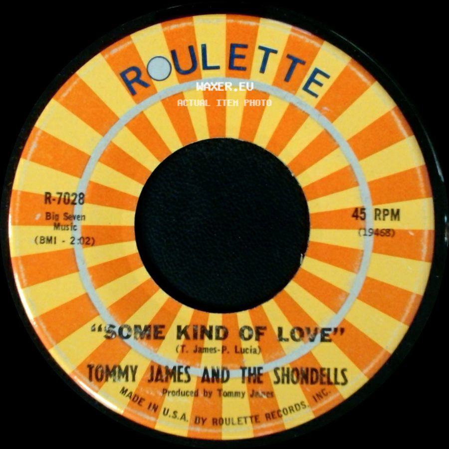Tommy James And The Shondells - Some Kind Of Love / Crimson And Clover side A