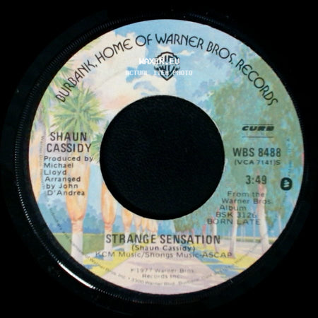 Shaun Cassidy - Strange Sensation / Hey Deanie side A