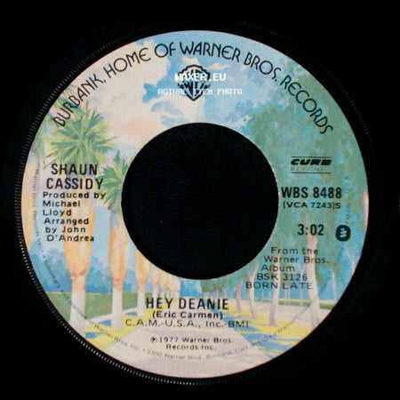 Shaun Cassidy - Strange Sensation / Hey Deanie side B
