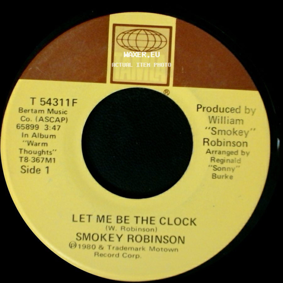 Smokey Robinson - Let Me Be The Clock / Travelin' Through side A