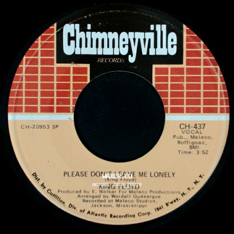 King Floyd - Baby Let Me Kiss You / Please Don't Leave Me Lonely side B