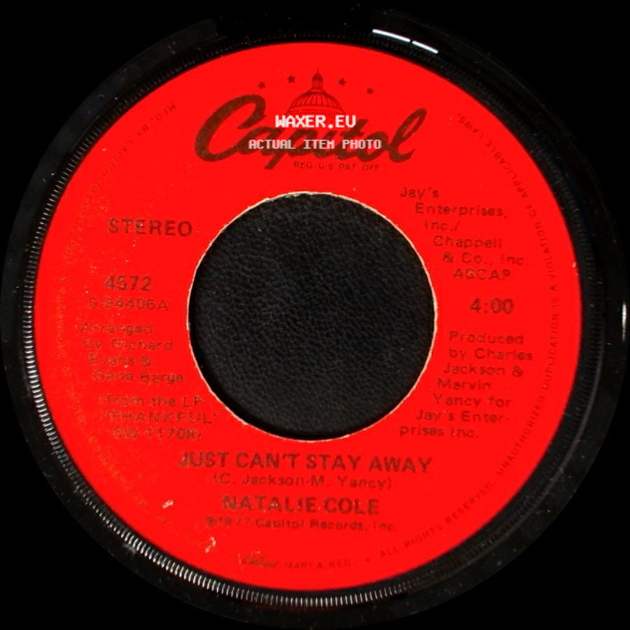 Natalie Cole - Just Can't Stay Away / Annie Mae side A