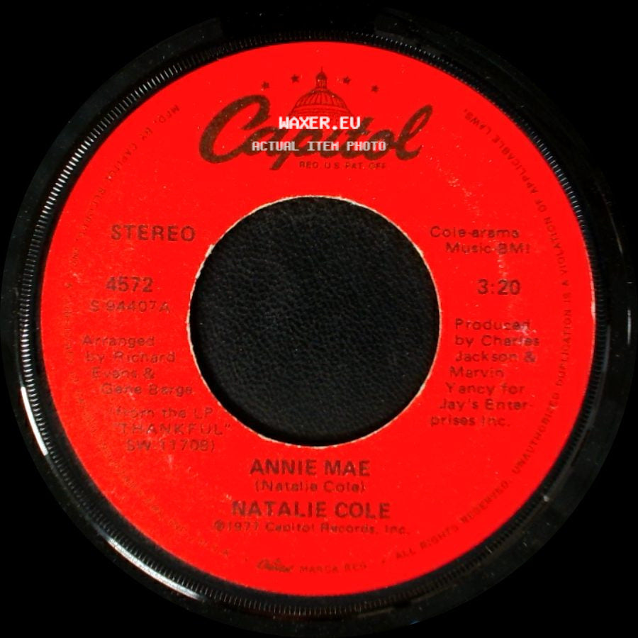 Natalie Cole - Just Can't Stay Away / Annie Mae side B