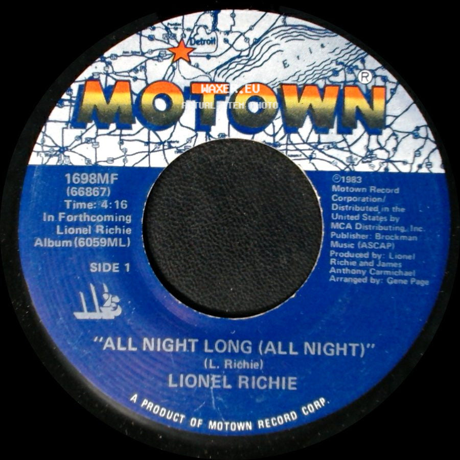 Lionel Richie - All Night Long (All Night) / Wandering Stranger side A
