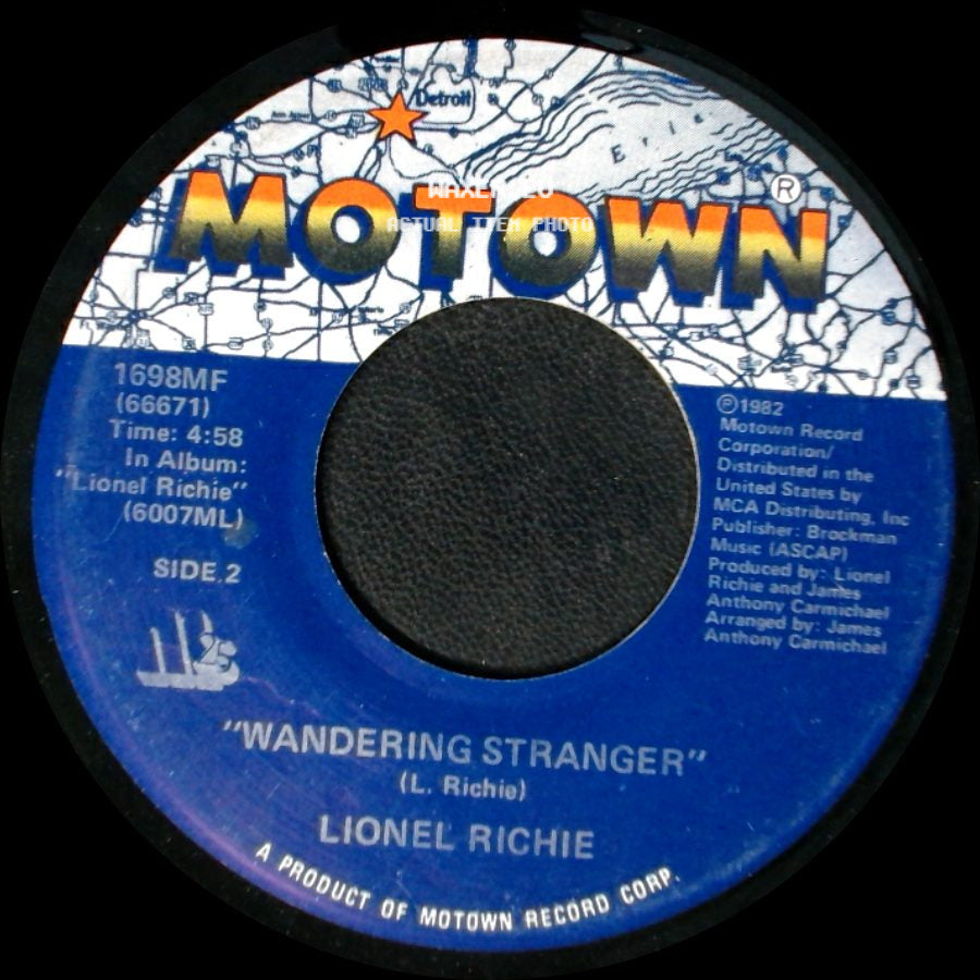 Lionel Richie - All Night Long (All Night) / Wandering Stranger side B