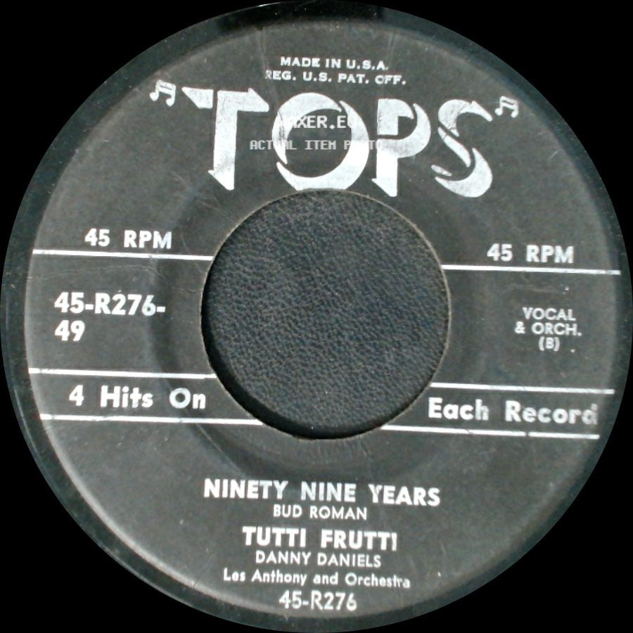 Laurie Wayne And Bud Roman / Bud Roman, Danny Daniels - Little Child / The Poor People Of Paris / Ninety Nine Years / Tutti Frutti side B