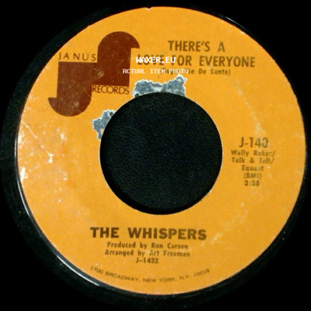 The Whispers - There's A Love For Everyone / It Sure Ain't Pretty (Hard Core Unemployed) side A