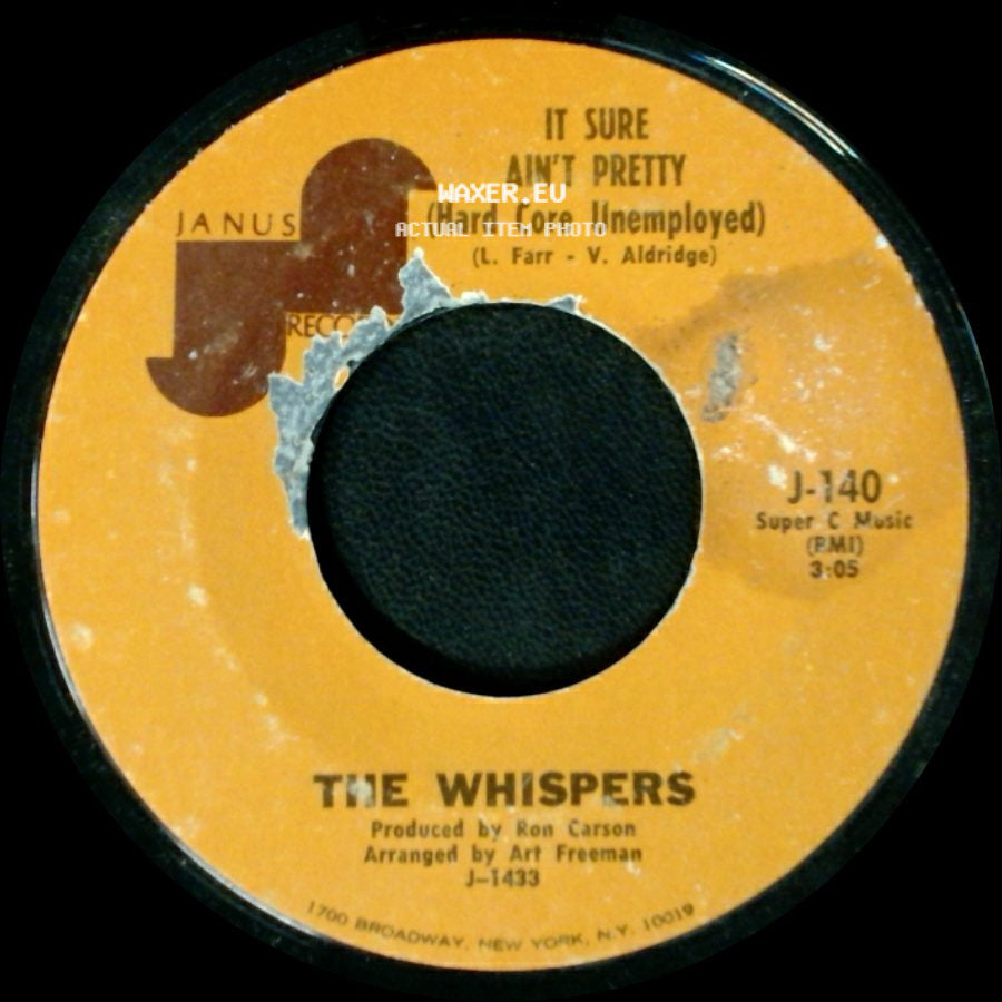 The Whispers - There's A Love For Everyone / It Sure Ain't Pretty (Hard Core Unemployed) side B