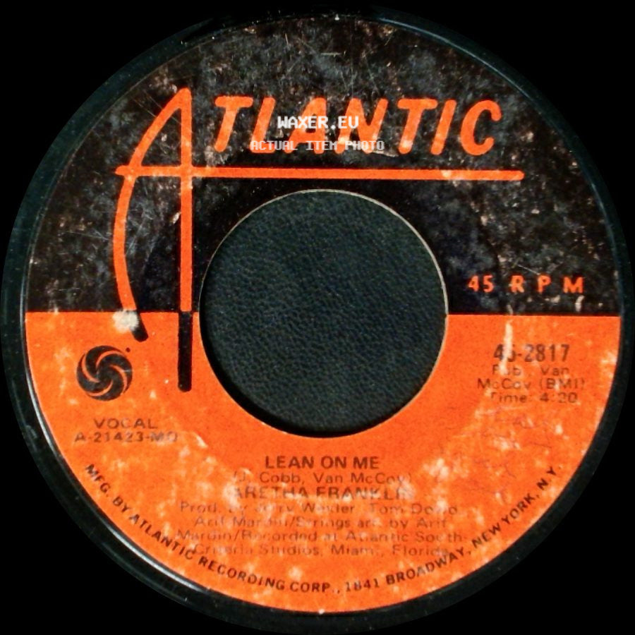 Aretha Franklin - Spanish Harlem / Lean On Me side B
