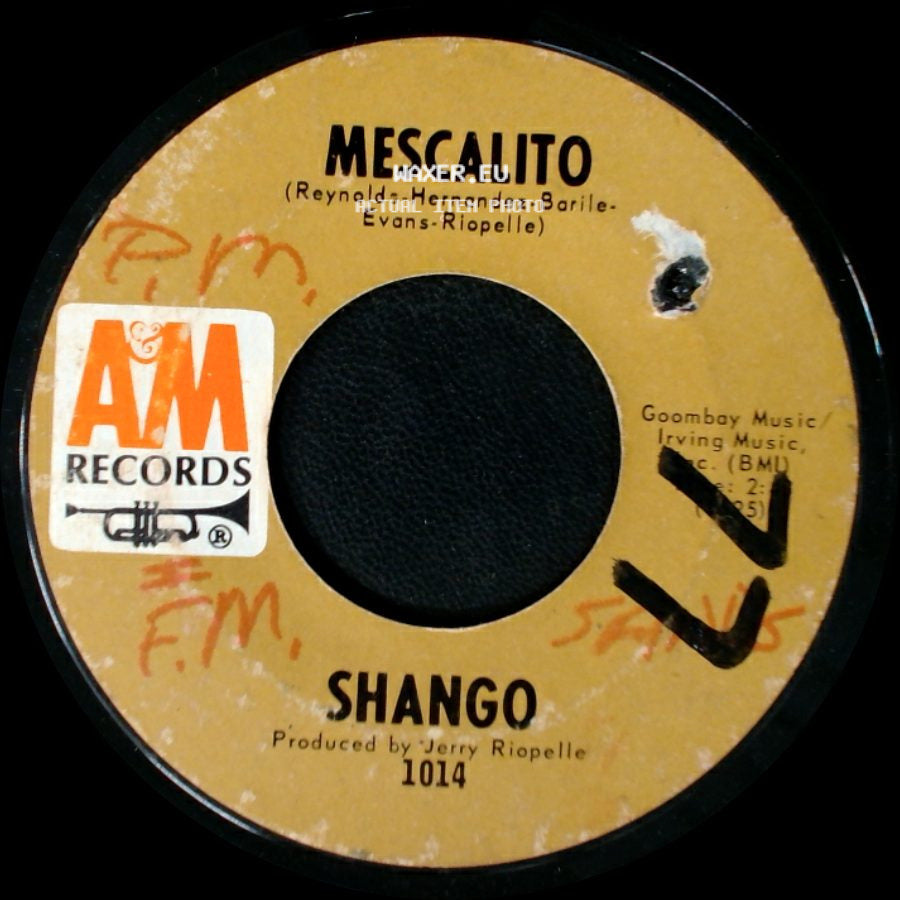 Shango - Day After Day (It's Slippin' Away) / Mescalito side B